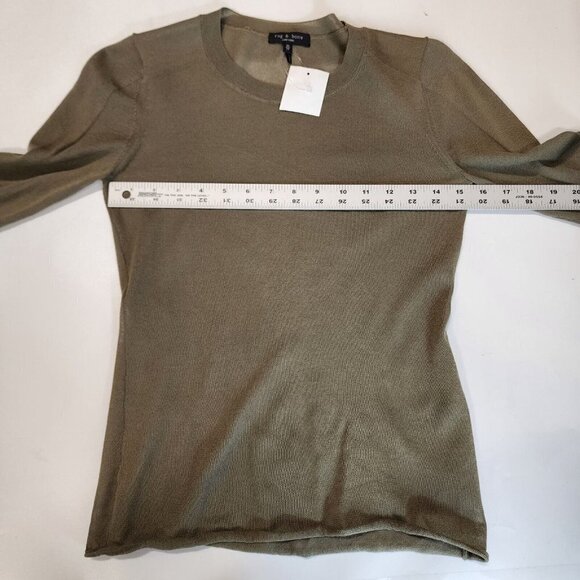Rag & Bone Women's Ola Viscose Lightweight Crew Slim Fit Sweater Size XS NWT - Picture 10 of 12